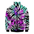 thumbnail image 5 of Chaqueta con estampado 3D de espiral de colores a la moda para hombre, estilo hip hop, de gran tamaño, con cremallera y personalidad, para niños y mujeres, 5 of 5