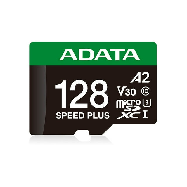 Memoria Flash Adata Speed Plus, 128GB MicroSDXC UHS-III Clase 10, con Adaptador.