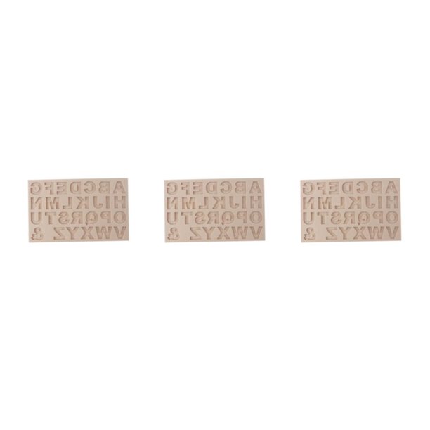 Kearding Molde de silicona para pastel de cumpleaños con forma de letra, molde para cupcakes, moldes decorativos para galletas, utensilios para Type1 NO1