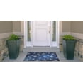 thumbnail image 2 of Linon Outdoor Washable Area Rug Collection, Blue and Light Blue, 2' x 3', 2 of 7
