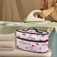 thumbnail image 2 of HELLHERO Snowman Pattern Portable Steamer Travel Organizer Polyester Zipper Closure Universal for Most Irons Outdoor, Case Only, 2 of 6