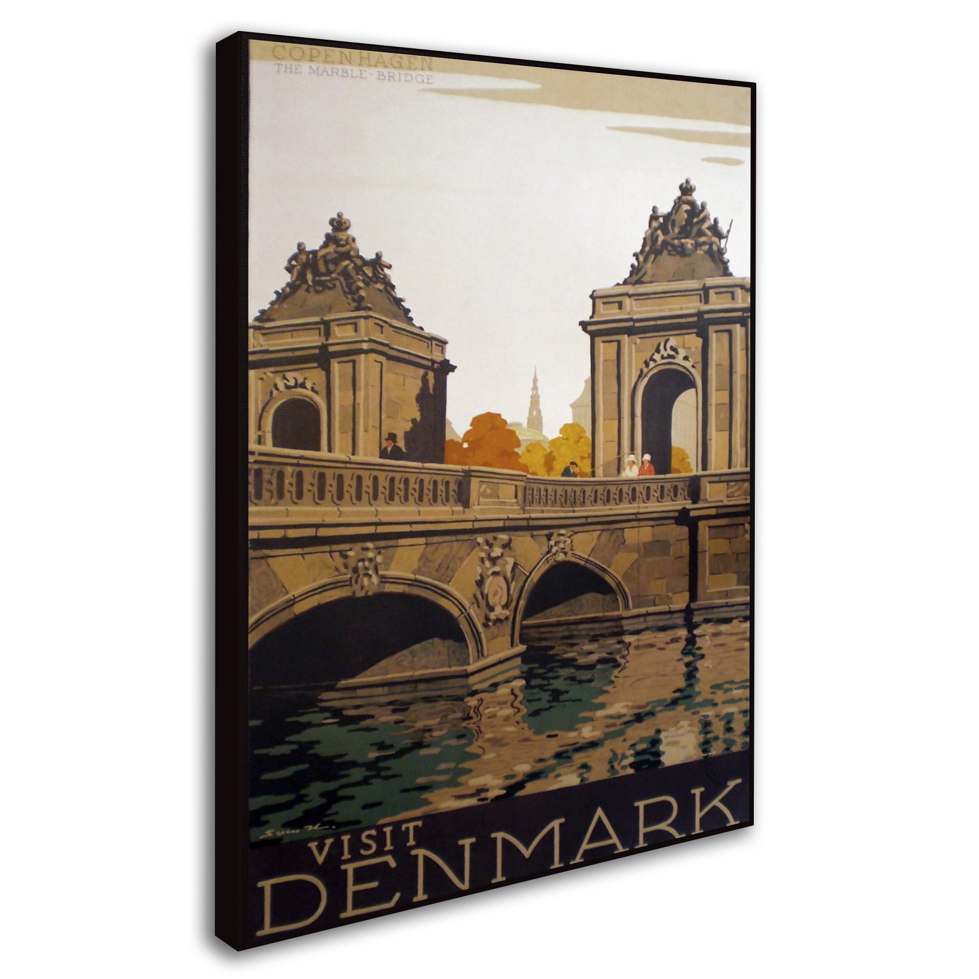 Trademark Fine Art "Denmark" Canvas Art by Vintage Apple Collection