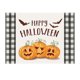 thumbnail image 1 of Juego de 4 servilletas absorbentes para la cena, servilletas reutilizables de grano de madera con forma de gato negro fantasma de Halloween, servilletas de mantel lavables, 1 of 5