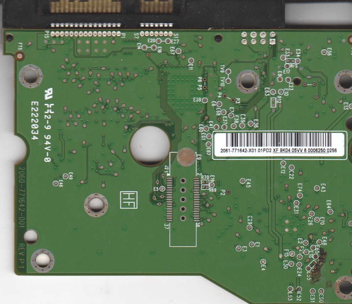 PCB Contrôleur 2060-771624-001 WD20EARS-00S0XB0 Disque Dur PCB Contrôleur 2060-771624-001 WD20EARS-00S0XB0 Disque Dur