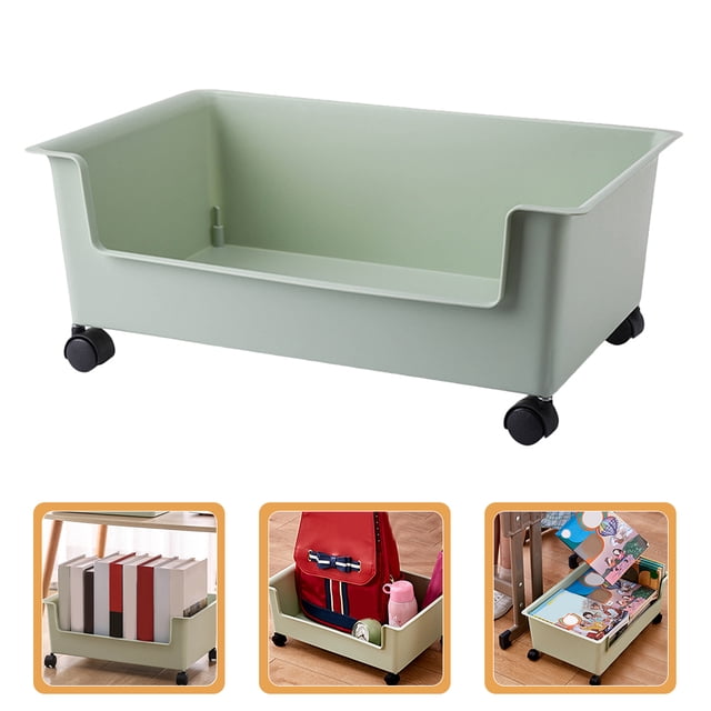 unbranded Estante Plástico Con Para Y Objetos Variados Color Verde Claro