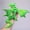 Rainbow-green, variant on 3D Printed Dragon with Wings, Animals , Flexible Articulated Winged Crystal Model, Desktop Pet Decor
