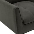 thumbnail image 3 of Convenience Concepts Take a Seat Andy Accent Chair, Dark Gray Fabri/Espresso Legs, 3 of 11