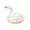 C, variant on mdesiwst Miniature Swan Figurine Mini White Swan Resin Statue Realistic Animal Ornament Dollhouse Fairy Garden Micro Landscape Decoration