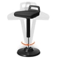 thumbnail image 1 of Silla giratoria Active Chair VEVOR, regulable en altura, color negro, 1 of 9