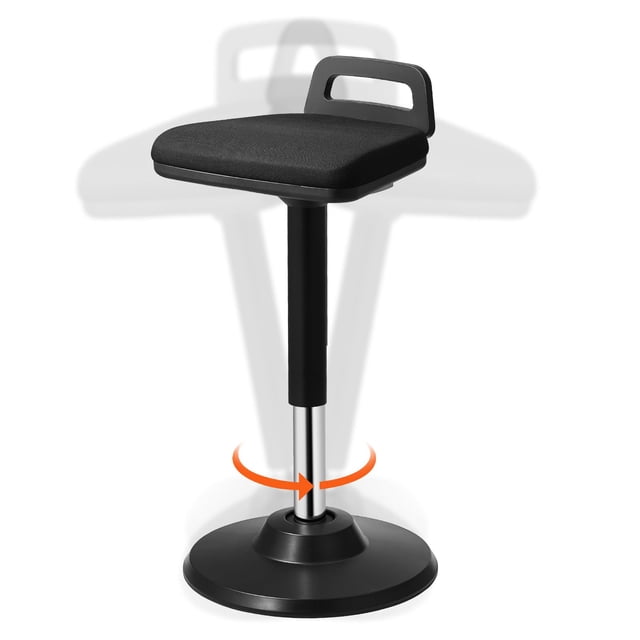 Silla giratoria Active Chair VEVOR, regulable en altura, color negro