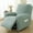 Green, variant on AIGIA Recliner Chair Covers Stretch Recliner Covers 4 Pieces with Storage Pockets Soft Recliner Slipcovers for Living Room
