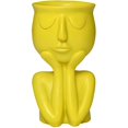 thumbnail image 1 of Resin Succulent Planter Pot Creative Head Face Flower Plant Vase Home Garden Decor Sculpture, 1 of 7