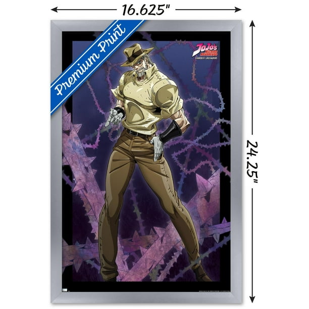 JoJo's Bizarre Adventure - Joseph and Hermit Purple Wall Poster