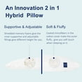 thumbnail image 5 of ACCURATEX Hybrid Memory Foam Full Body Pillow - Firm, Adjustable Loft, Breathable Cotton Cover,52x18x2inch, 5 of 6