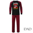 thumbnail image 5 of Penkiiy Pyjamas de Noël pour la Famille Ensemble de Pyjamas Assortis, Pyjamas de Noël à Carreaux Rouges avec Rennes pour Femmes Hommes Enfants Rouge G, 5 of 5