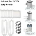 thumbnail image 3 of 2 Pcs（59x1.25 inch）Above Ground Pool Replacement Hose In Ground Pool Filter Pump Replacement Hose, 3 of 5