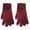 Wine Red, variant on Winter Touchscreen Gloves for Women | Soft, Warm Knit with Elastic Cuff