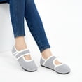 thumbnail image 6 of Ecetana Women's Fuzzy Mary Jane House Slippers with Adjustable Strap, 6 of 7