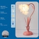 thumbnail image 5 of Lámpara de mesa Bsvklp Flores Vintage Romántica Francesa Acrílica rosa UE, 5 of 9