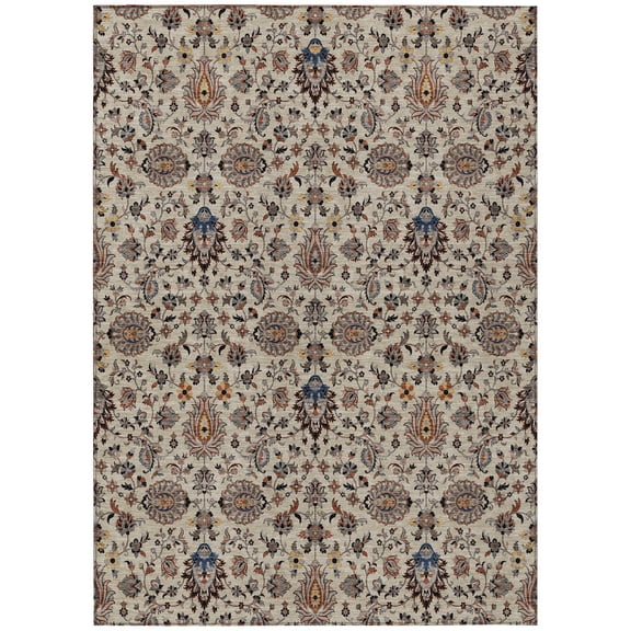 Dalyn Rugs Machine Washable Indoor/Outdoor Chantille ACN2192 Beige 10' x 14' Rug