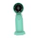 thumbnail image 1 of Ventilador de escritorio USB, ventilador de mano, ventilador de bolsillo, pantalla LED, ventilador portátil Personal con soporte para teléfono para vi Verde, 1 of 8