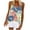 Blue, variant on Lolmot Tank Tops for Women Sexy Casual Sleeveless Halter Graphic Print Vest Blouse Loose Casual Beach Camisole T-Shirt