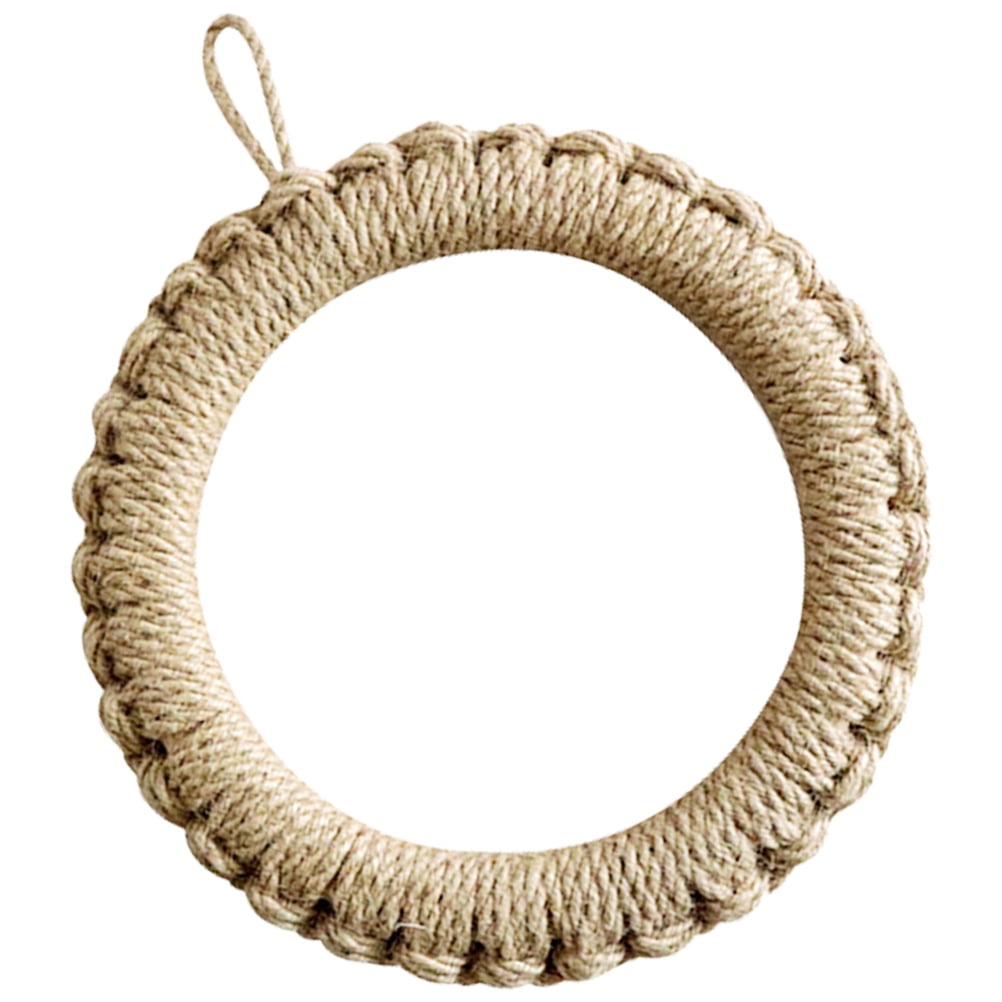 Miangastore Pot Mat Flax Grass Square 1 Set 5.89X5.89X0.98in