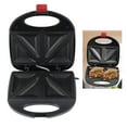 thumbnail image 3 of 750W Electric Sandwich Maker, Waffle Maker Breakfast Machine Sandwich Press Grill, Electric Baker Makes Stainless Steel Surface, 3 of 7
