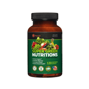 Fruits and Veggies Supplement, 36 Fruits & Vegetables with 24 Essential Vitamins, Minerals & Trace Elements,High in Fiber for Digestion & Constipation Relief,Daily Nutritional Support,120 Capsules