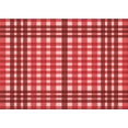 thumbnail image 1 of Ahgly Company Machine Washable Indoor Rectangle Transitional Red Area Rugs, 6' x 9', 1 of 7
