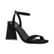thumbnail image 1 of Zapatillas Gamuza Mujer Tacón Bloque Abiertas Bajas Casuales negro 26 Head Over Heels 2043, 1 of 4