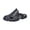 Black_002, variant on Men's Leather Fisherman Sandals Non-Slip Breathable Casual Outdoor Shoes Slide Flat Sandals Hollow Slip-on Beach Shoes for 2026 Summer Wine 8 (EU-41)