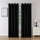 thumbnail image 1 of Juego de 2 paneles de cortinas Blackout Joydeco, 240 x 240 cm, color negro, 1 of 7
