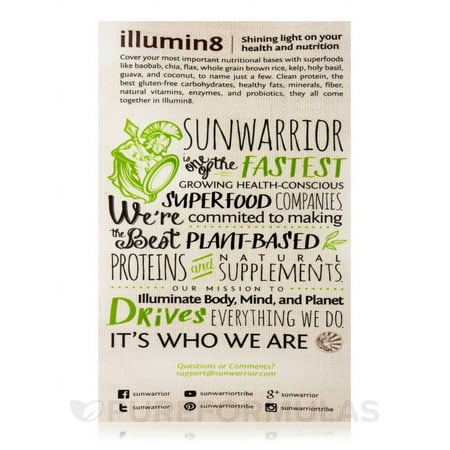 illumin8 Plant-Based Organic Meal, Mocha Flavor - 35.2 oz (2.2 lb / 1 kg) by Sun