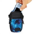 thumbnail image 4 of USA Gear Compact Point and Shoot Camera Sling Bag  with Rain Cover, Shoulder Sling Strap - Galaxy, 4 of 9