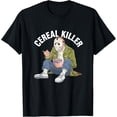 thumbnail image 1 of Cereal Killer Funny Halloween Horror Movie Masked Man Camiseta, 1 of 2