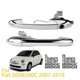 thumbnail image 1 of For FIAT 500 500C 2007- Left/Right Hand Drive Exterior Door Handle Chrome 68069943AC 68069942AB Car Replacement Accessories, 1 of 5