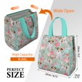 thumbnail image 3 of Jack Russell Terrier Dog and Flower Insulated Lunch Bag for Women & Adults,Large Portable Soft Cooler Lunch Bag,Thermal Food Storage Tote with Pearl Cotton,8.66L,8.75x5.75x9.5 Inch, 3 of 6
