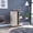 Beige, variant on 32" H Black - Rail - Guarded Shelves - Game Room Bar - Secure Display