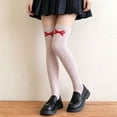 thumbnail image 2 of fatyb Girls Thigh High Socks Knitted Long Socks for School Kids Girls Over the Knee Uniform Stockings, 2 of 7