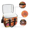 thumbnail image 6 of FORMRS Insulated Cooler Bag 24 Cans Capacity Soft Leakproof Lunch Box with Side Pockets, Orange Abstract Floral, 6 of 7
