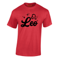 thumbnail image 2 of Respect My Tshirt - Leo Zodiac Sign Graphic T-Shirt, Astrology Symbol Design, Crew Neck, Red, XL, 2 of 3