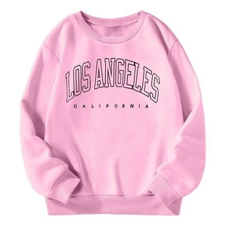 

Hoodies For Teen Girls Girls Casual Crewneck Sweatshirts Long Sleeve Cute Pullover Oversized Lightweight Tops Cute Hoodies For Teen Girls(Size:5-6 Years)