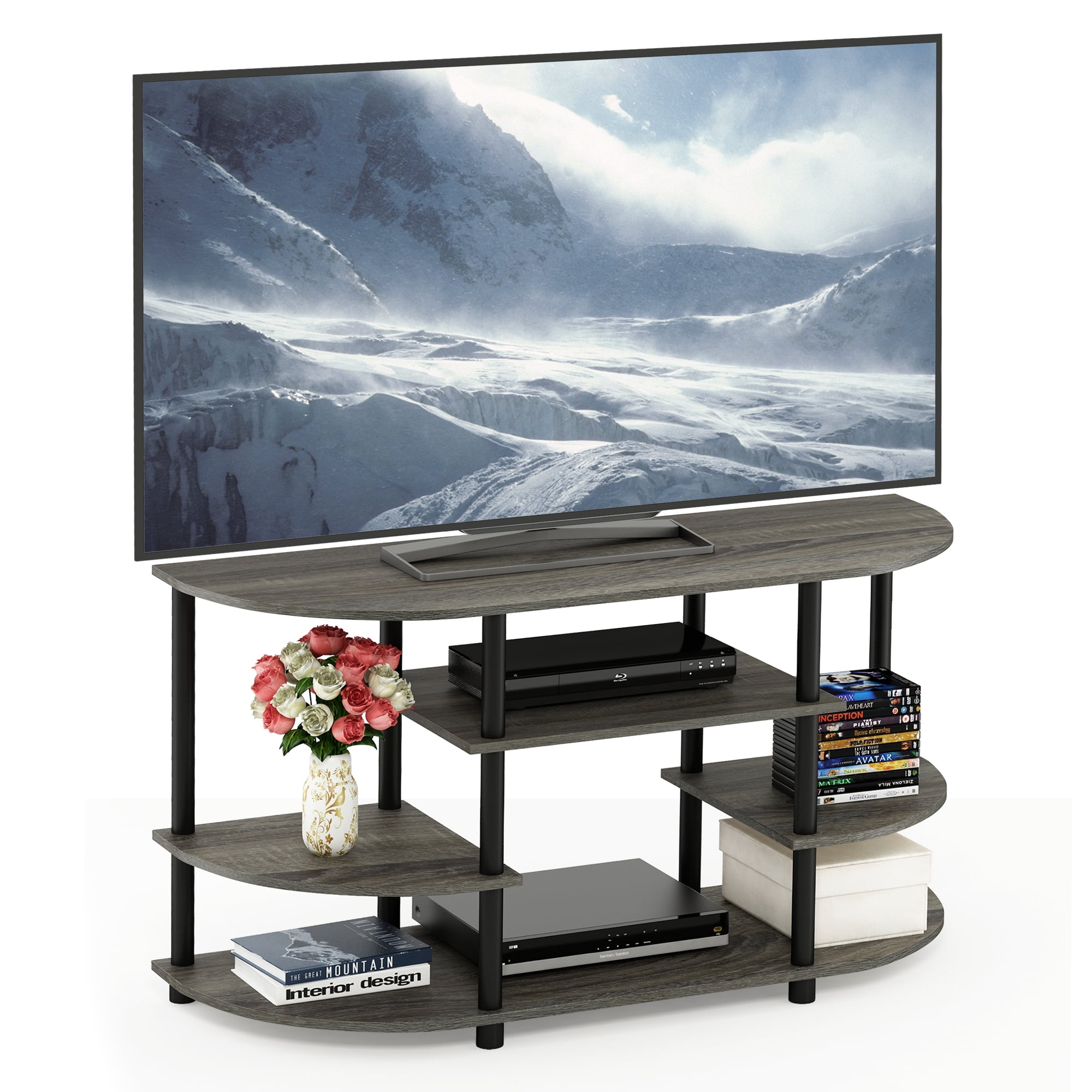 Multiple Sizes and Colors Details about   Mainstays No-Tools Assembly Entertainment Center 