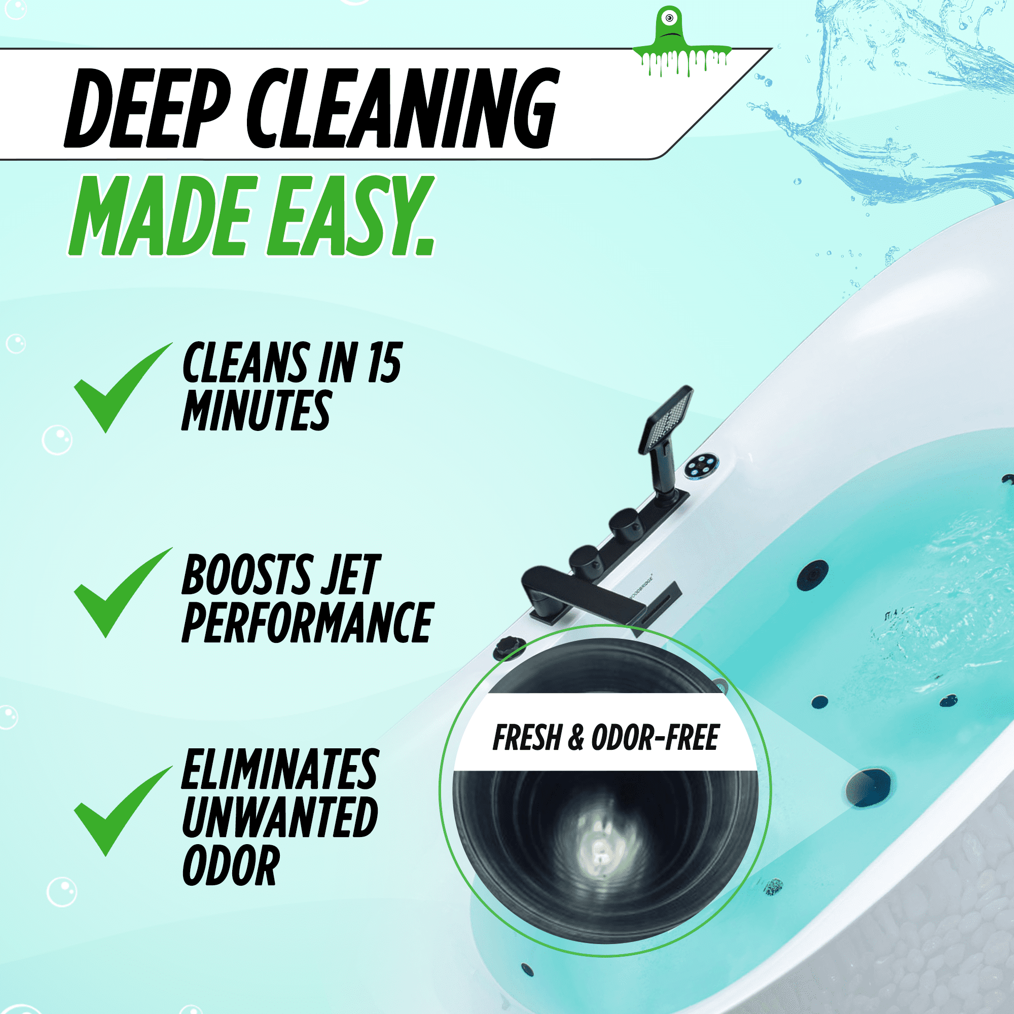 Oh Yuk Jetted Tub Cleaner for Jacuzzis Bathtubs and Whirlpools 16