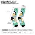 thumbnail image 2 of Silaia Bluey Print Adult Socks, Athletic Socks, Mens and Womens Crew Cushion Socks,Work Athletic Running Socks,Casual Breathable Socks, 2 of 6