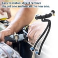 thumbnail image 6 of Unique Bargains Radiator Hose Heater Hose Radiator Outlet Hose Pipe No.XR849443 for Jaguar XF 2006-2016 Rubber Downpipe Black 1 Pc, 6 of 6