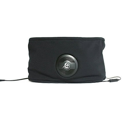 Earebel Unisex Black Sport Safo Performance Headband-Large-with Built-In Black AKG Studio-Quality Headphones and
