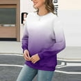 thumbnail image 5 of Womens Gradient Sweatshirt Thermal Long Sleeve Blouses Comfort Casual Pullover Sweater Tops Lounge Warm Fall Fashion Outfits 2025 Y2K Fleece Teen Girls Clothes, 5 of 5