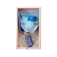 thumbnail image 2 of Caja regalo romántica de ramo de jabón de rosas - 5 rosas jabones, decoración de bodas y hogar, arreglo floral duradero, 2 of 3